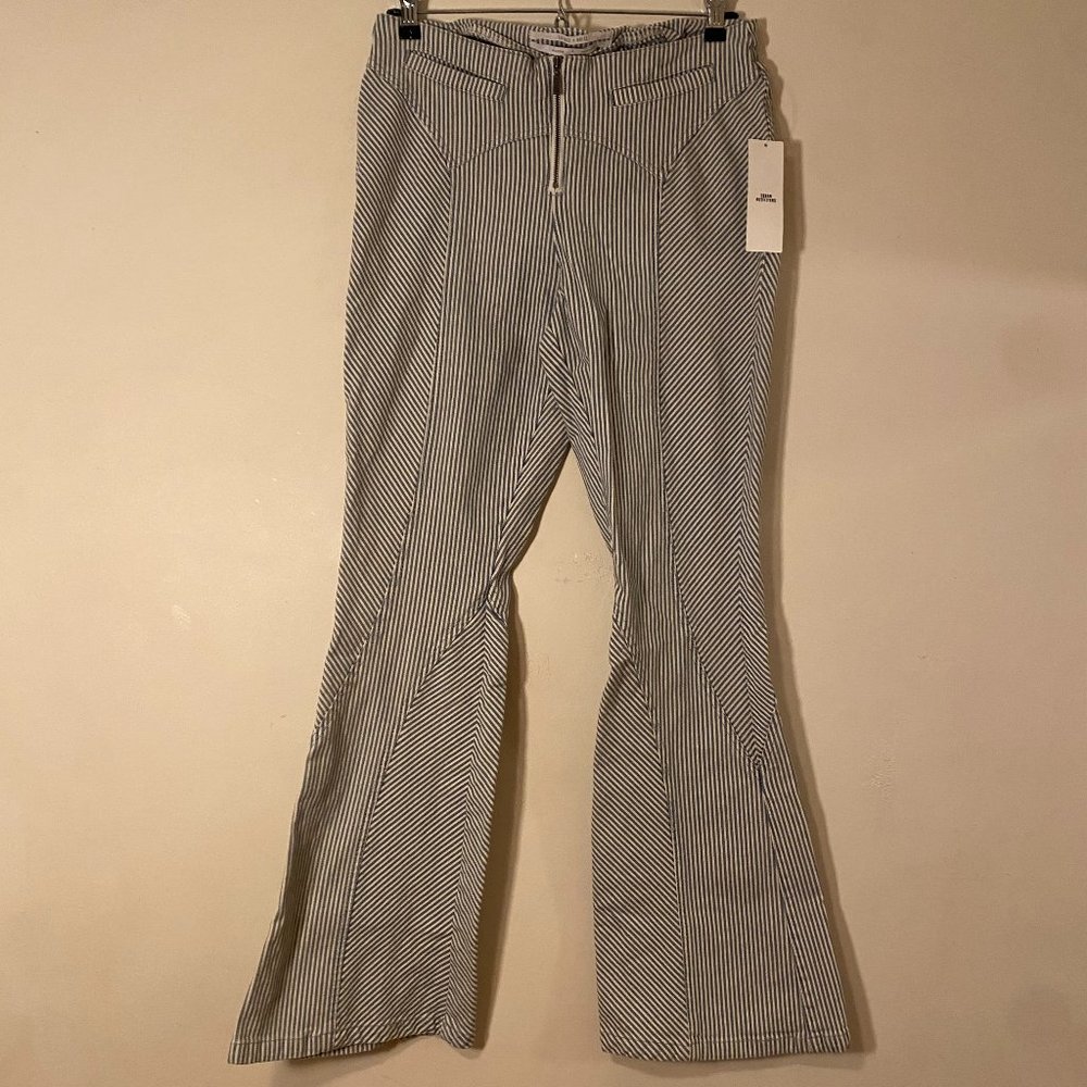 Denim Strip Pants - Urban Outfitters